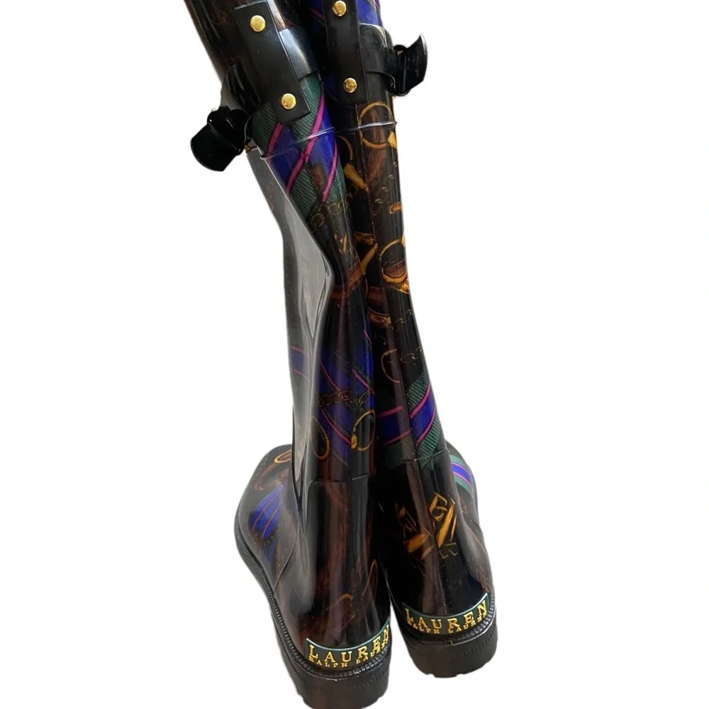 Ralph Lauren Rossalyn II Knee-High Rain Boots